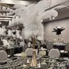 Da 50 cm a 100 cm di altezza) Candelabri in metallo dorato Tavolo Decorazione floreale Tavolo in metallo Albero palla di fiori Centrotavola per matrimoni Decorazioni per cerimonie Supporto per fiori di ciliegio artificiali