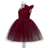 Robes de fille Enfants Star Tutu Anniversaire Princesse pour une fête de bal demoiselle d'honneur robe d'été Robes filles vêtements 2 10 ans 240315