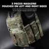 Gilet tattici LV-119 Portapiatti slick a bassa visibilità Gilet tattico Airsoft Military Wargame Sistema di adattamento della luce Slickster Gilet d'assalto 240315