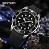 Другие часы Sanda Hot Sell Men Quatrz Sport Mens Es Top Brand Luxury Waterpronation Sile Quartz Clock Men Relogio Masculino 7018 Y240316