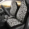 Bilstol täcker Leopard Animal Front Cover Polyester Protection Cheetah Print Universal