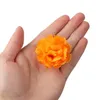 Dekorativa blommor 10 datorer Diy Wedding God julklippsbok Marigold Home Decor Artificial Flower Heads Simulation Floral