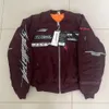 Chaquetas para hombres High Street Original Hombres Racing Vtm Aislamiento Air Force Bomber Etiquetas Abrigo