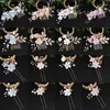 Headpieces Handmade Silver Rose Gold Color Tiara Hair Combs Crystal Rhinestone Bridal Accessories Wedding Women Hairbands