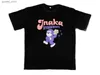 Men's T-Shirts Zhcth store Inaka shirt mens daily high-end IP shirt screen printed T-shirt Q240316