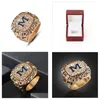 Cluster Rings Ncaa 1997 University Of Michigan Woerine Rose Bowl High-End Championship Ring Mens Jewelry Friends Birthday Gift Fan M Dh3Sk