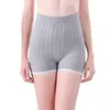 Culottes pour femmes Pantalons de sécurité pour femmes Shorts de taille moyenne sous la jupe Boxer respirant Slip de cyclisme Sous-vêtements à grain vertical