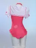 Costume da bagno da donna Kinomoto Sakura Costume intero sexy Gioco Card Captor Cosplay Come Anime Costume da bagno donna Costume da bagno per ragazze Taglie S-XLC24315