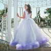 Girl Dresses Princess Puffy Flower Ruffles Party Toddler Pageant Wears Baby Birthday Kids Formal First Communion Ball Gowns