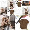 Vêtements pour chiens Vêtements d'hiver pour animaux de compagnie Vêtements de créateurs Pulls pour chiots mignons Lettre F Chiens de luxe Vêtements pour animaux de compagnie Pull chaud pour grand out otwlw