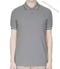 polo da uomo t-shirt moda ricamo maniche corte top colletto rovesciato t-shirt polo casual