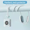 Intelligentes Mini-Nackenmassagegerät EMS Pulse Cervical zur Pflege, Entspannung, Schmerzlinderung, Neckholder-Anhänger, Schutz, Unisex 240314