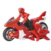 Transformation Spielzeug Roboter Neue Mini -Kraft -V -Ranger transformieren Motorradspielzeug mit Schall- und Lichtfigur Mini Kraft X Spielzeug Motorrad 2400315