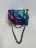Top Sacos de Ombro Colorido Eagle Head Womens Bag Crossbody Designer Bolsas Tote Bolsa De Couro Mulheres 240311