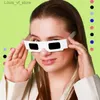 Lunettes de soleil Autres accessoires A/V Viseur d'éclipse solaire pour observation directe de l'éclipse solaire pare-soleil de sécurité lentille d'éclipse solaire plein cadre H240316