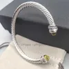 Designer de luxo pulseiras corda de cânhamo 925 prata esterlina fina inlay cristal diamante pulseira para mulheres moda jóias noivado casamento glamour jóias