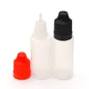 Butelki do przechowywania 100pcs 20 ml PE plastikowy kropla Pusta napełnaliwa płynna butelka z pączkowaną czapką