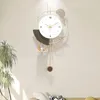 壁の時計漫画シンプルな大きなサイズのかわいいインテリアアート壁画アラーム時計美的reloj de pared room decorations