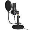 Microfones Kit de microfone USB 192/24bit BM800 Condensador Podcast Streaming Cardióide Mic para computador Youtube Gravação de jogos