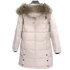 Neue 10A Canadian Goose Mittellange Version Puffer Down Damenjacke Daunenparkas Winter Dicke warme Mäntel Damen Winddichte Streetwear C4958