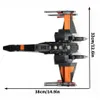 Blöcke Blöcke Sterne Space Wars Poe Xwing Kampfflugzeug Modell Bausteine Moc 75102 Kit Spielzeug für Jungen Geschenk Kinder Diy 230818 Drop Dhuks