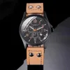 Другие часы Винтажные классические мужские наборы браслетов es Простой деловой кварцевый кожаный ремешок с пряжкой Коричневый браслет Подарки Y240316