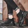 Shoes Boots Walking Plush Men 544 Winter Men's Casual Thicken Warm Male Sonw Outdoor Platform Work Footwear Zapatos Para Hombres 715