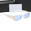 Designer-Quadrat-Sonnenbrille für Herren und Damen, Retro-Sonnenbrille, Herren-Sonnenbrille, modische Metallplatten-Sonnenbrille, Brillen, polarisierte Sonnenbrille
