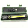 Mini Sterke Zaklamp Draagbare Outdoor XPE Telescopische Zoom COB Kant Met Pen Clip Emergency Nachtvissen Licht 924560