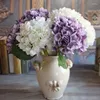 Decoratieve Bloemen 5 cm Pompom Kunstzijde Hoofd Hortensia Thuis Bruiloft Decoratie Scrapbooking Nep Bloemenkransen