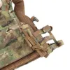 Tactische Vesten TACTIFANS K19 Plate Carrier 3.0 Snelle aanpassing Buikband Grootformaat Zakken op Plaat Tactisch Placard Vest Kogelvrij Zijkoffer Jachtvest 240315