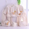 Clothing Sets Born Infant Baby Suits Boys Girls Clothes Tops Pants Bibs Hats Girl Set For Outfit 7PCS/SET