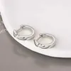 Charme IOGOU 100% Moissanite boucles d'oreilles avec GRA 2.0mm VVS1 bijoux fins originaux simples 925 boucles d'oreilles en argent Sterling pour femmes hommesL2403