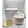 Candles Scented Candle Bougie 220G French Brand Parfum Long Smell Perd Fragrance Wax Dehors Ii Neige Feuilles Fast Ship Drop Deliver Dhug9