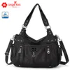 Bags New Shoulder Wash Soft Leather Versatile Handheld Women S Crossbody Bag