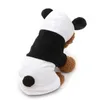 Vestuário para cães Quente Hoodies Panda Traje Transformação Roupa Pano Pet Roupas de Inverno Senhorita Vestido