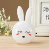 3 färger LED Cartoon Rabbit Night Lamp Switch Onoff Wall Light AC110220V EU US Plug Bedside For Children Barn Babedgåvor 240301