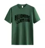 Billionaires Club T-shirt masculina e feminina designer camiseta curta verão moda casual marca carta camiseta designer de alta qualidade camiseta esportiva profunda masculina