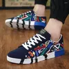 Casual Schuhe Zapatillas Hombre Für Männer Mode Druck Turnschuhe Komfort Flache Vulkanisierte Drop Tenis Masculino