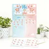 Party Decoration Boy Or Girl Gender Reveal Voting Game Poster Board With Stickers Baby Card Shower Birthday Set