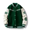 OEM Hurtowe Mężczyźni Varsity Kurtki Niestandardowe baseball Letterman Bomber Jacket 33 74