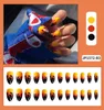 2024 التصميم الجديد Press on Nails Matte Colorful Frosting Ballerina Coffin Fake Nails Fashion Manicure Spring Pass False على نصائح الأظافر جل باهظة الثمن على الإنترنت.