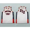 사용자 정의 이름 모든 팀 Eastside 212 NYC White Basketball Jersey 모든 ED 크기 S M L XL XXL 3XL 4XL 5XL 6XL 최고 품질