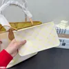 Borse per la spesa alla moda di colore estivo Borse grandi da donna Borsa a tracolla a quadri scozzesi da viaggio con borsa a portafoglio Pacchetto classico