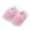 Pantoufles d'intérieur en peluche à talon plat d'hiver pour hommes et femmes Muxi Designer de haute qualité Pantoufles de sport de mode Couleur unie Pantoufles chaudes GAI