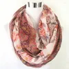 Scarves Circle Scarf Women Handkerchief Infinity Floral