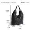 MABULA Merk Designer Gewatteerde Enkele Schouder Hobo Portemonnee Geometrische Stijlvolle Featehr Down Tote Handtas Grote Trend Puffer 240305