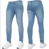 Мужские джинсы Y2k Мужские уличные джинсы Эстетические черные узкие брюки Мода Harajuku Классические эластичные хлопковые узкие джинсовые брюки Мужская одежда NewL2403