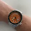 Relojes Montre Luxe origineel Seikx 5 sport herenhorloge Seilko oranje wijzerplaat 10 bar roestvrij staal automatische chronograaf horloges Designer luxe herenhorloge Dhgate nieuw