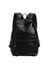 Sacos escolares mochila feminina estilo coreano simples couro estudante ombro packbag meninas grande capacidade